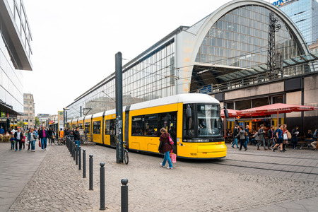 BERLIN, GERMANY- May 16: Typical Street view in Berlin, Germany. Berlin is the capital of Germany....