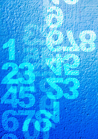 retro style numbers-background in grunge styleの写真素材