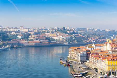 PORTO, PORTUGAL - November 18, 2016. Street view of old town Porto, Portugal, Europe, is the second largest city in Portugal, has a population of 1.4 million.のeditorial素材