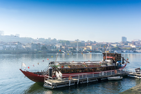 PORTO, PORTUGAL - November 18, 2016. Street view of old town Porto, Portugal, Europe, is the second largest city in Portugal, has a population of 1.4 million.のeditorial素材
