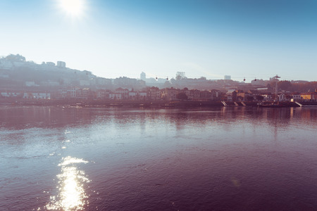 old town of Porto and river, Portugal, Europeの写真素材
