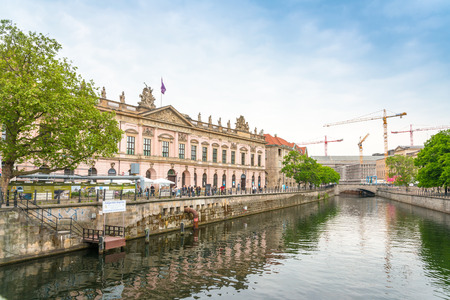 BERLIN, GERMANY- May 18, 2016: Typical Street view May 18, 2016 in Berlin, Germany. Berlin is the capital of Germany. With a population of approximately 3.5 million people.BERLIN, GERMANYのeditorial素材