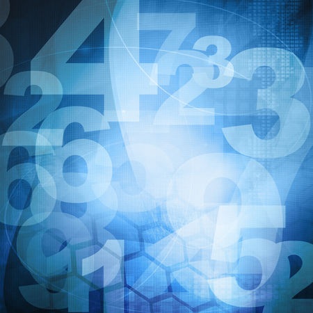 retro style numbers-background in grunge styleの写真素材
