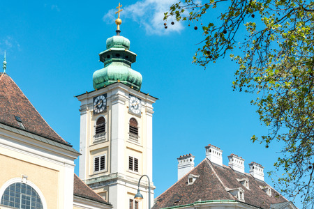 Traditional street view of old buildings in Munich, Bavaria, Germany