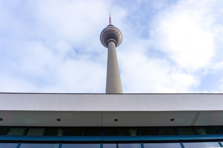 Tv tower or Fersehturm in Berlin,Germanyのeditorial素材