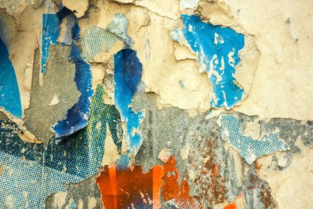 Old posters grunge textures and backgroundsの写真素材