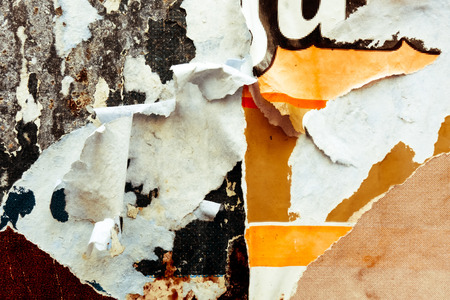 Old posters grunge textures and backgroundsの写真素材