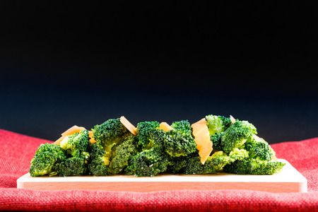 Handmade cauliflower vegetables on tableの写真素材