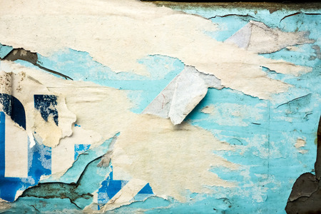 Old posters grunge textures and backgroundsの写真素材