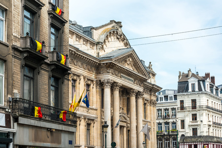 Cityscape in Brussels Europe - landmark of Brusselsの写真素材