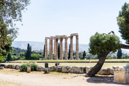 ATHENS, GREECE - May 3, 2017: view of Historic Old Acropolis of Athensのeditorial素材