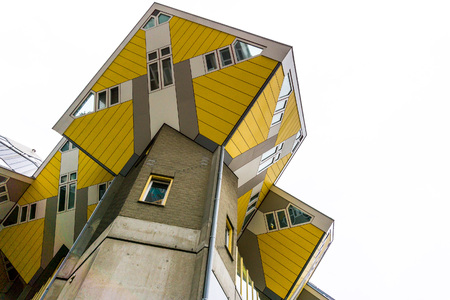 ROTTERDAM, Netherlands - November 12, 2017 : Street view of Rotterdam City Netherlands. back to 1270 when a dam was constructed in the Rotte river by people settled around it for safety.のeditorial素材
