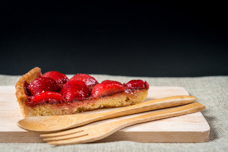 one slice of pie dessert ready to eat の写真素材