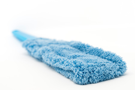 cleaning rag isolated on white backgroundの写真素材