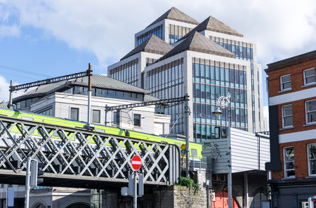 Street view of Dublin city centre