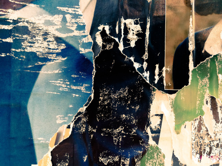 Old posters grunge textures and backgroundsの写真素材