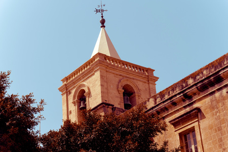 Cathedral view of Valletta in Maltaの写真素材