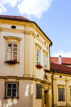 antique building view in Brno, Czech Republicの写真素材