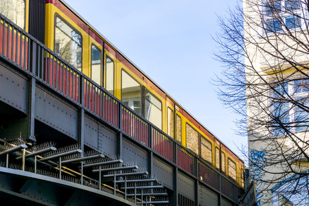 Typical subway station view in Berlin