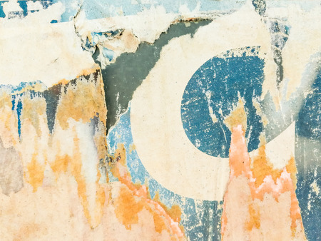 Old posters grunge textures and backgroundsの写真素材