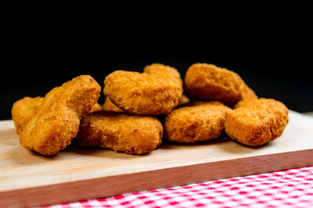 fried Chicken nuggets on table