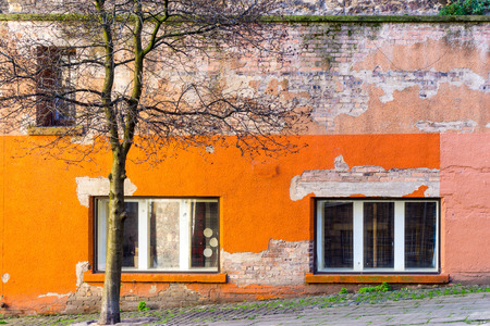 antique city building in Edinburgh, Scotlandの写真素材