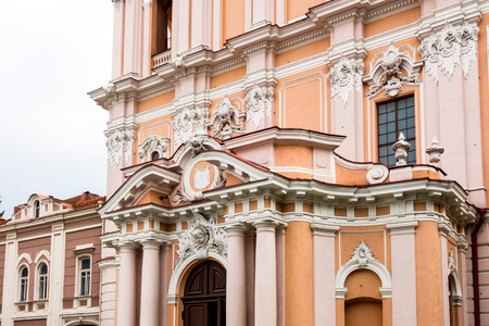 Catholic church Of All Saints Vilniaus in Vilnius, Lithuanianの写真素材