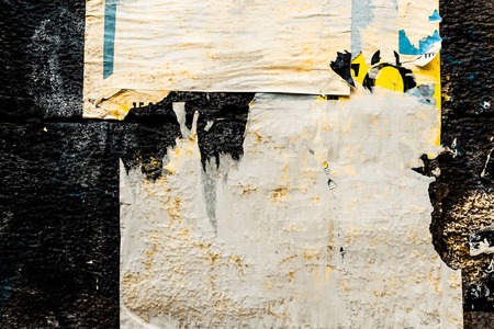 Old posters grunge textures and backgroundsの写真素材