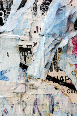 Old posters grunge textures and backgroundsの写真素材