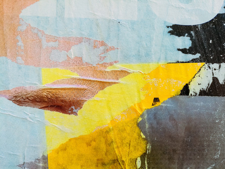 Old posters grunge textures and backgroundsの写真素材