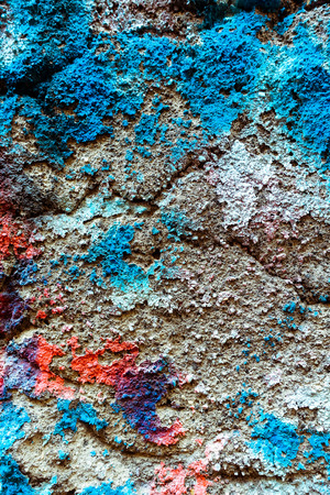 Detail graffiti on wall texture and backgroundの写真素材