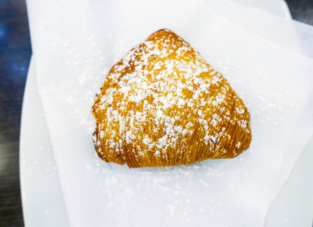 Delicious bread on tableの写真素材