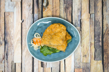 Handmade Japanese fried chicken ready to eat