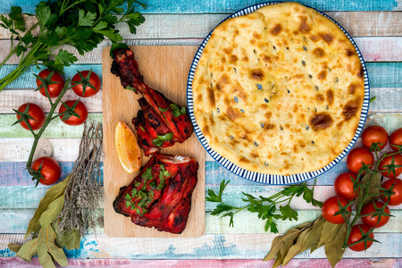 food specialities Mixed Grill Indian Flavorの写真素材