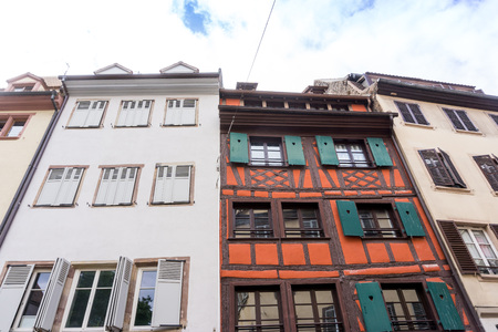 Beautiful view of ancient buildings at Strasbourg, Alsace, France