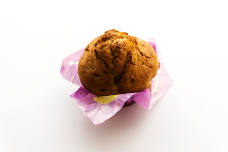 Tasty Homemade muffins on tableの写真素材