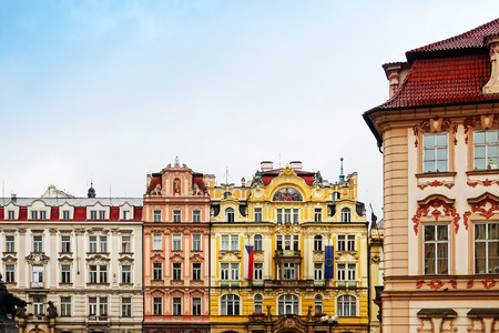 Old Town Square in Prague, Czech Republicの写真素材