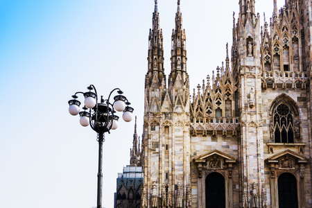 Milan Cathedra, Domm de Milan is the cathedral church, Italyの写真素材