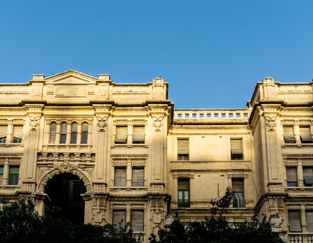 Antique city building in Valletta,Malta Europe