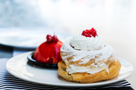 one of delicious dessert ready to eat 