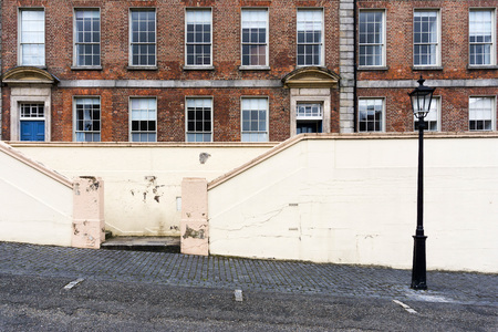 Street view of Dublin city centreのeditorial素材