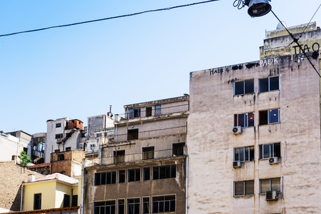 ATHENS, GREECE - May 3, 2017: modern buildings in Athens, Greeceのeditorial素材