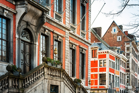 City Hall in Liege city, Belgiumのeditorial素材