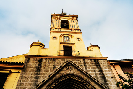 Antique building view in Old Town Sevilla, Spain