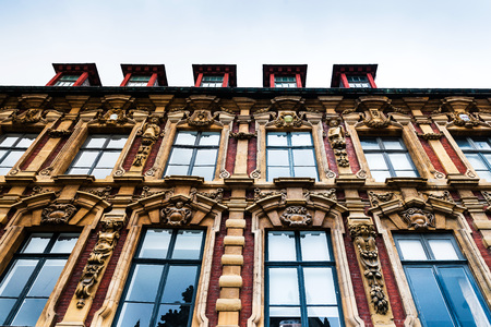 Renaissance stock exchange in Old Town Lille, Franceのeditorial素材