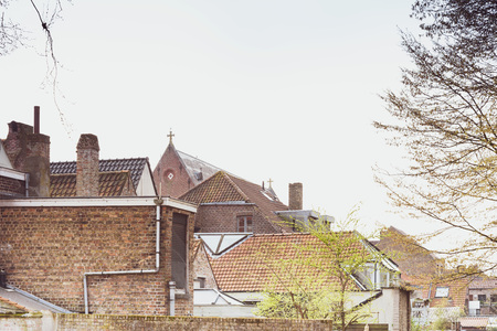 Old St. John's Hospital in Bruges, Belgiumのeditorial素材