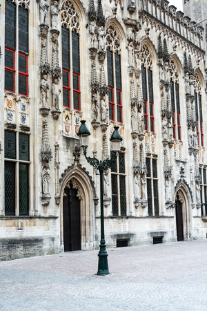 Basilica of the Holy Blood in Bruges, Belgiumのeditorial素材