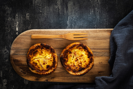 Quiche Lorraine with smoked baconの写真素材