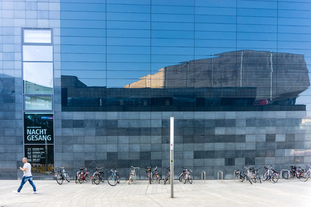 LEIPZIG, GERMANY - July 21, 2017: Street view of downtown in Leipzig, Germanyのeditorial素材