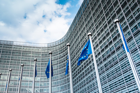 BRUSSELS, BELGIUM - August 5, 2017 : European Commission in Brussels, Belgium.European Union,...